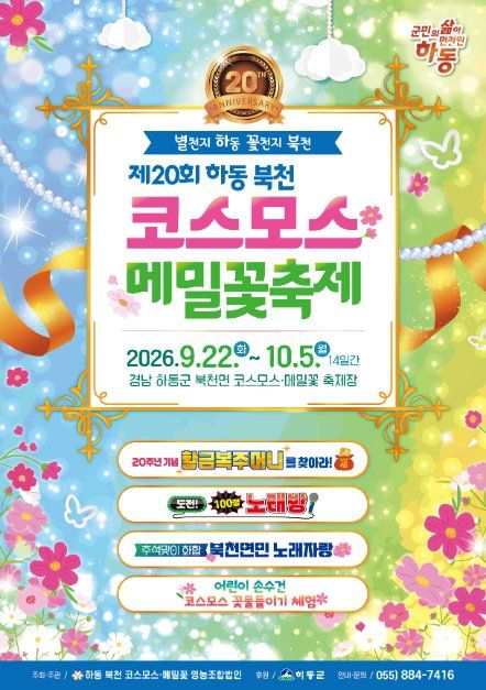 Hadong Bukcheon Cosmos and Buckwheat Flower Festival 5