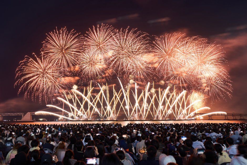 부산불꽃축제 모습