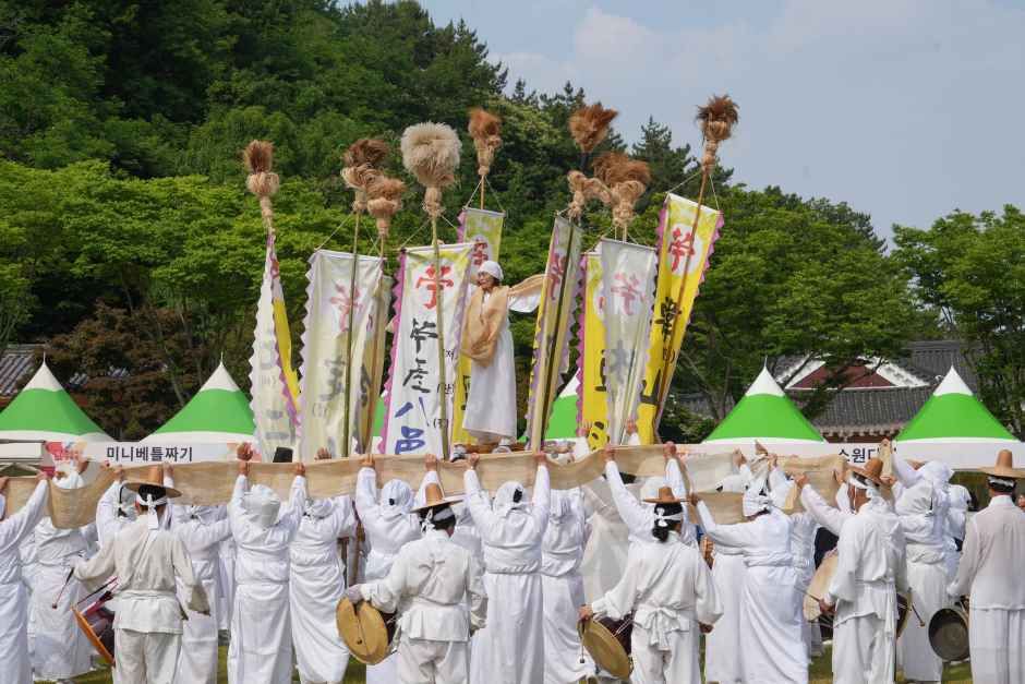 한산모시문화제 모습