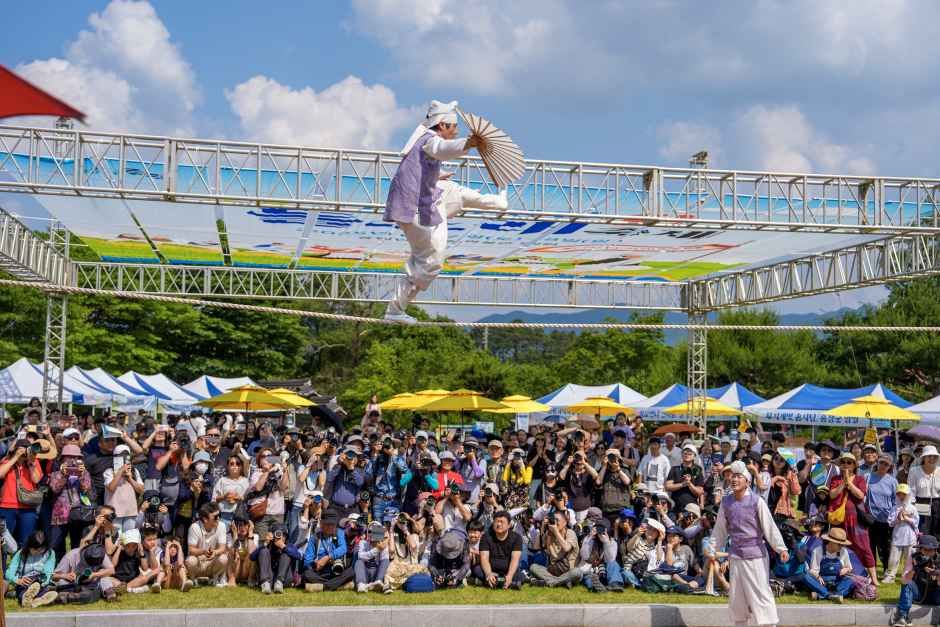 증평장뜰들노래축제 모습