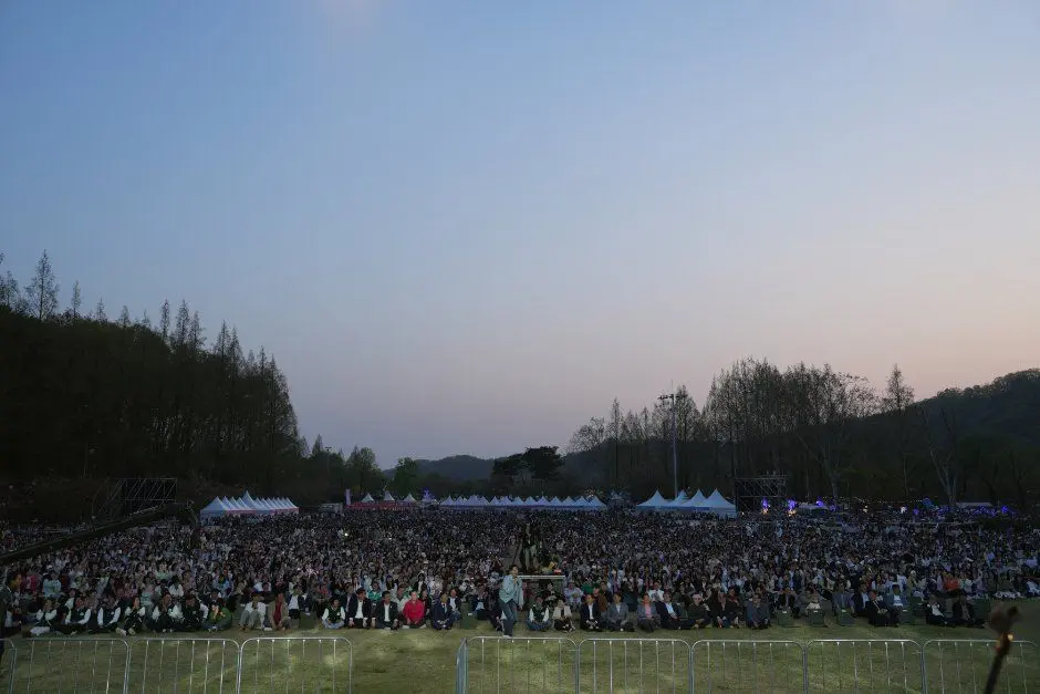 한국관광공사 대덕대청호물결축제 모습