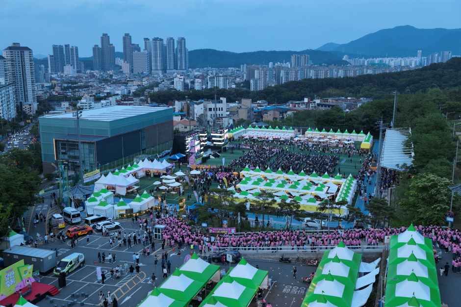 한국관광공사 대구앞산축제 모습