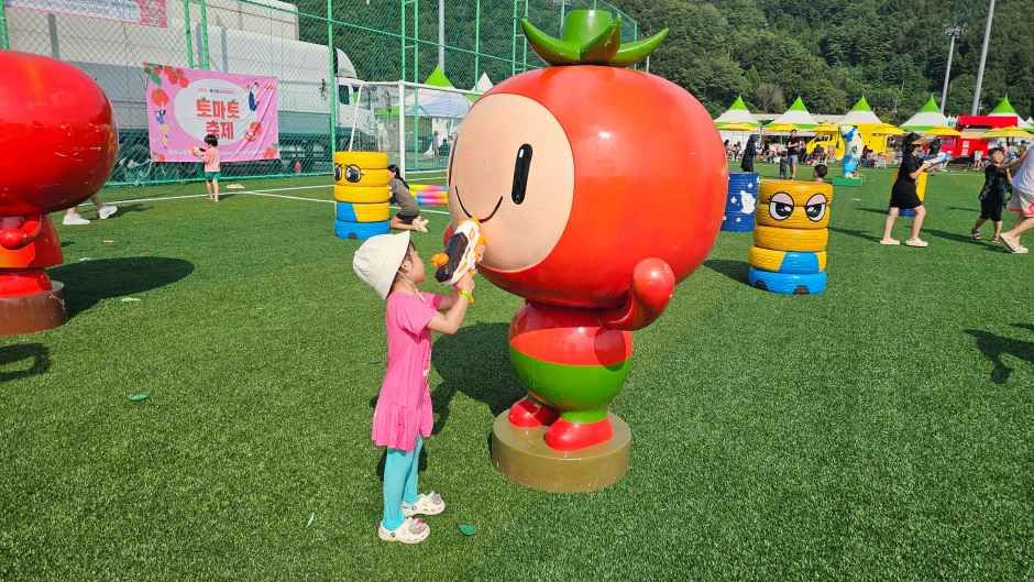 둔내고랭지토마토축제 모습