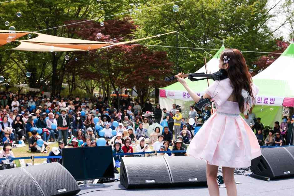 김제 모악산 뮤직페스티벌 모습